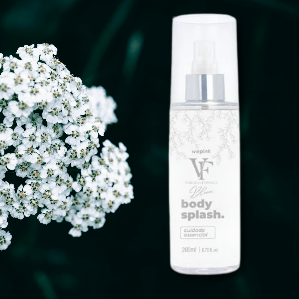 Wepink Body Splash VF Bloom 200ml bottle, featuring a floral design, ideal for refreshing fragrance throughout the day.