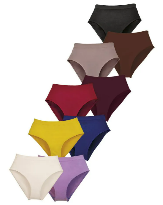 9 pairs of Demillus Ultraleve High Waist Panties