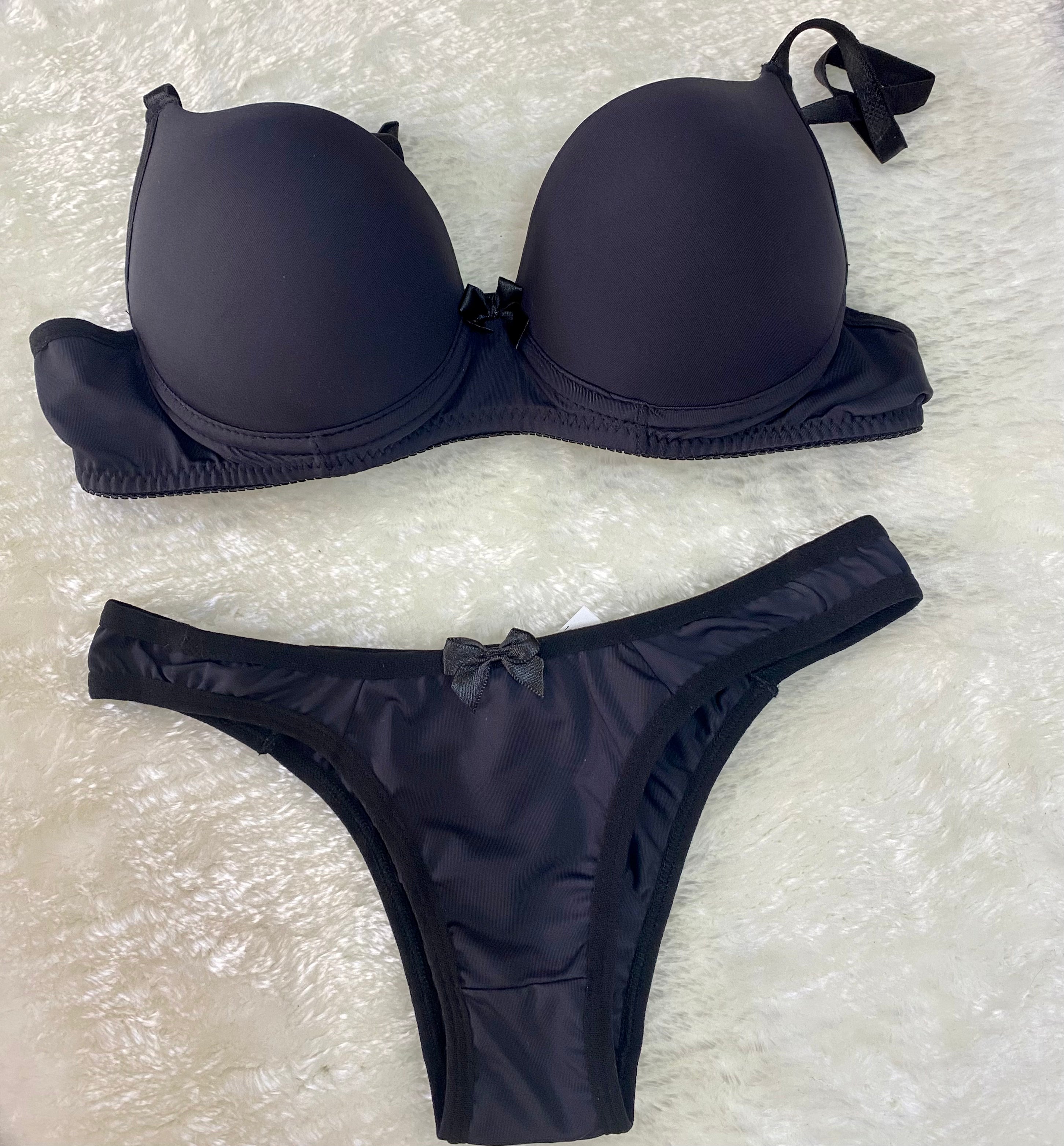 Set plain basic - Black