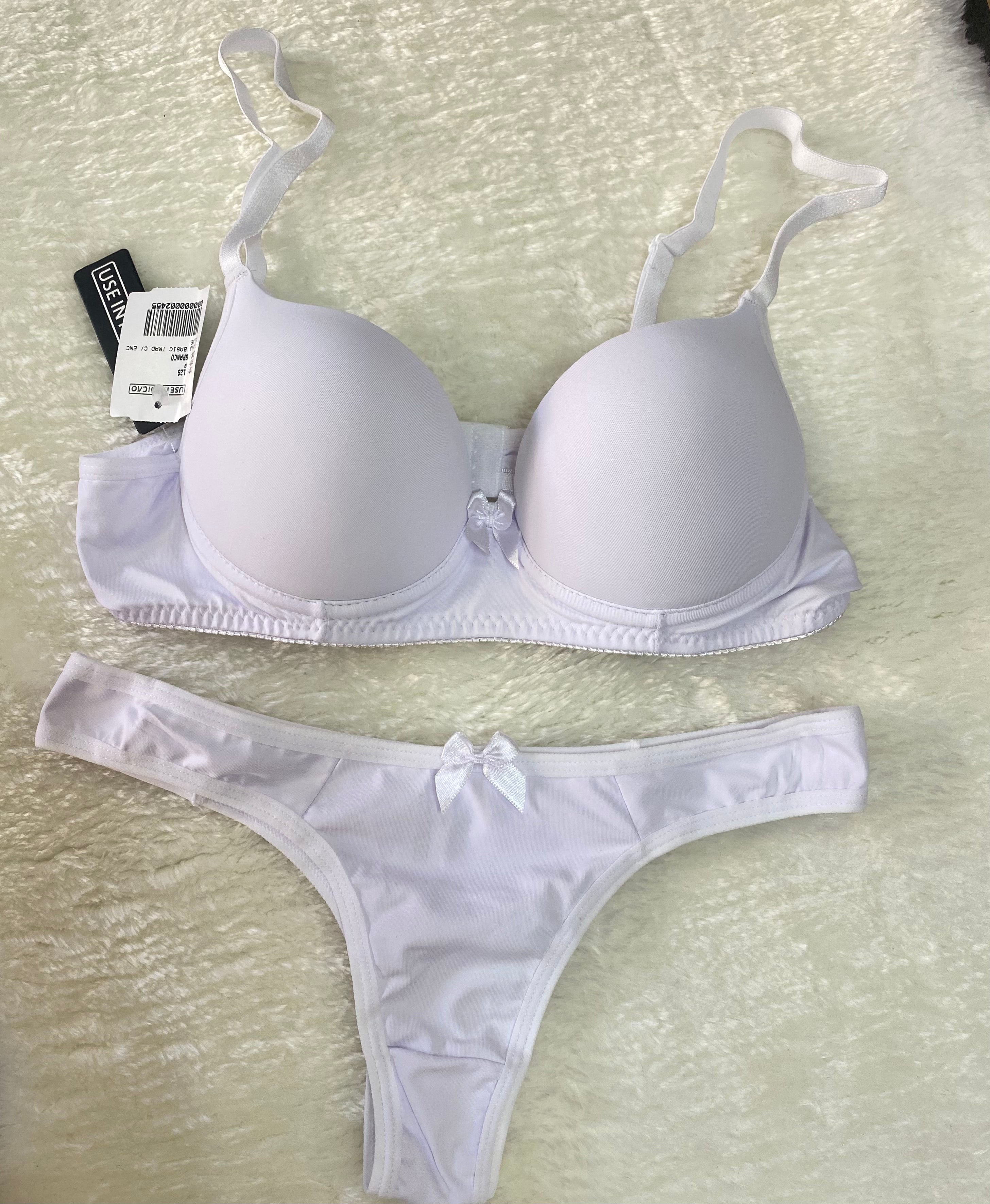 Set plain basic - White