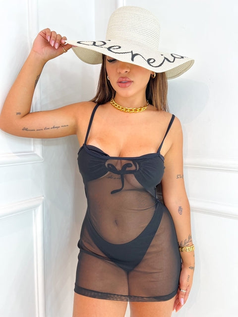 Cover Up Dress - Black