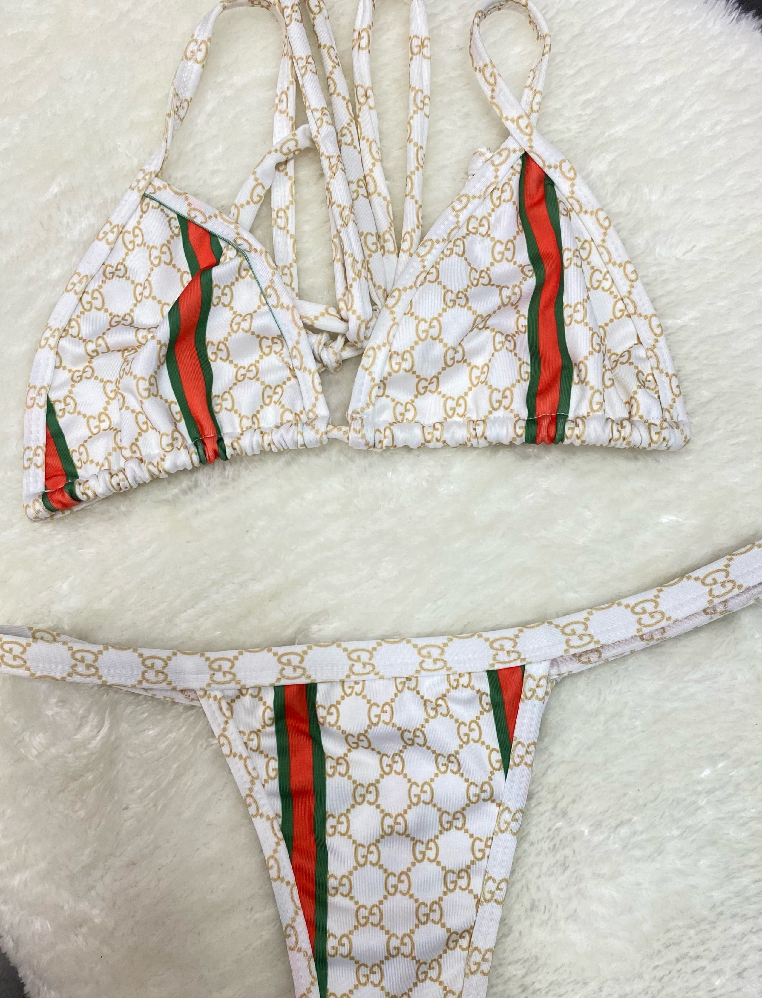 Gucci store inspired bikini